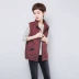 Áo vest nữ trung niên mùa xuân và mùa thu mỏng mẹ ngắn thời trang áo vest trung niên vest vest 40-50 tuổi Quần áo của mẹ