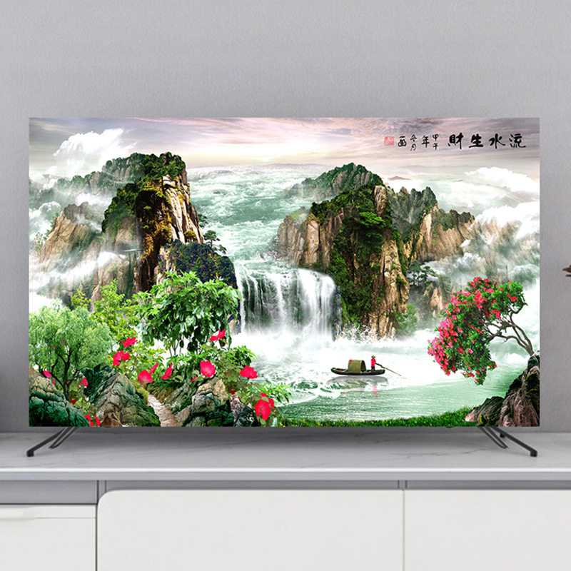 New universal TV cover dust cover sets TV dust cloth cover cloth 55-inch 65 home liquid crystal new