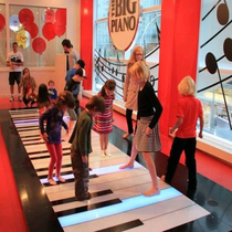 Floor piano induction floor brick light foot pedal floor light interactive ground piano luminous music brick game props