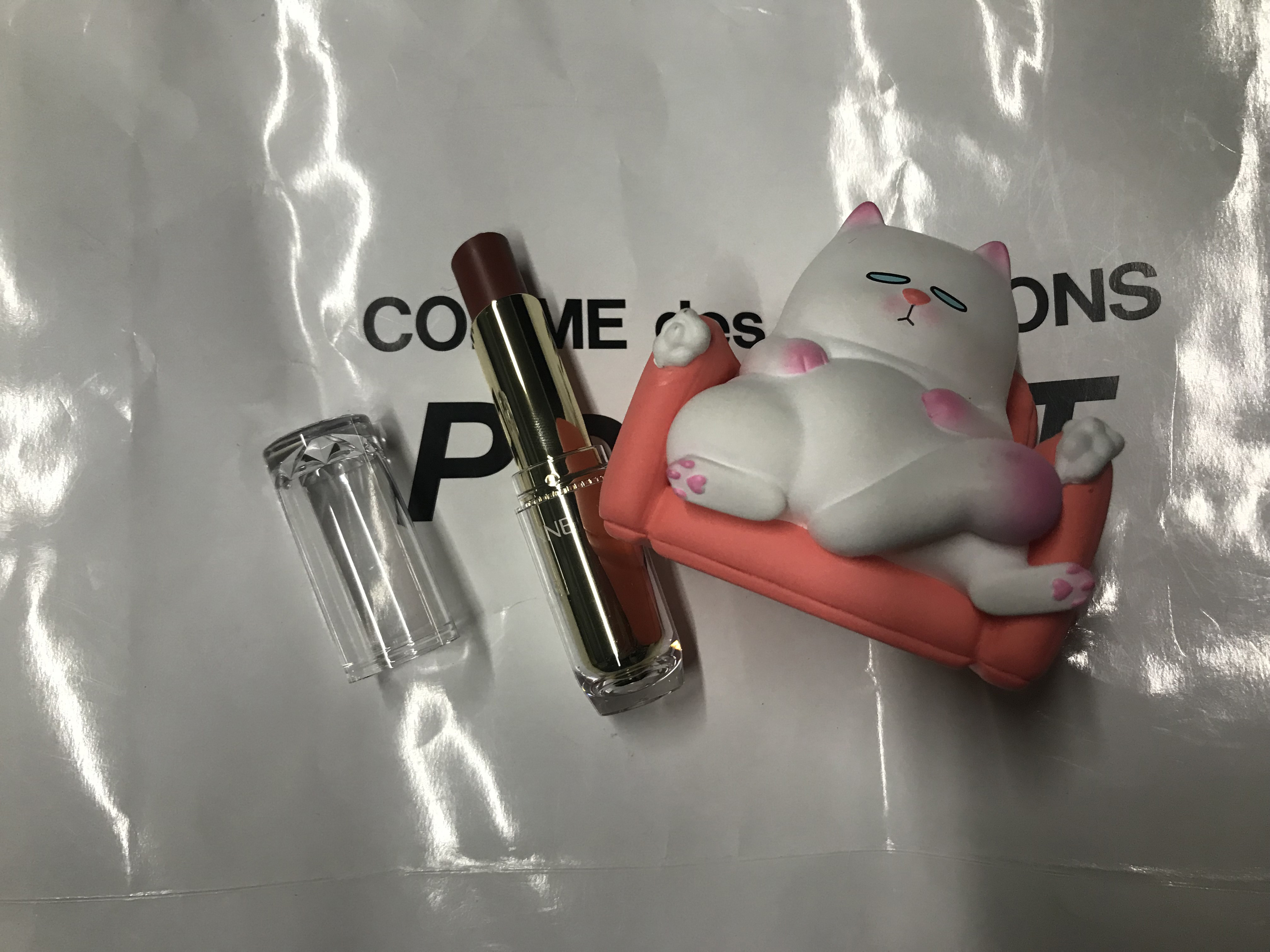 Japan Cezanne Qian Lijin tube lipstick for red#101 milk tea palm