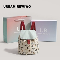 UR Небольшой дизайнерский универсальный рюкзак, вместительный и большой ранец, сумка через плечо, официальный продукт, на шнурках