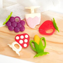 Richell Lichel baby tooth gum bite bite baby molars artifact baby bite toy 3 months