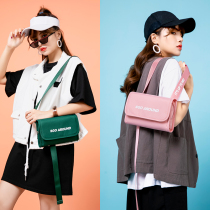 Multi-function passport document charter ticket Female ins halter neck oblique cross document bag Close-fitting fanny pack storage bag Japanese and Korean style