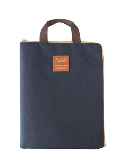 手提aA4文件袋收纳包便携资料袋会议公文包学生补习袋可定制LOGO