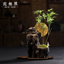 Creative vase flower arrangement Home decoration decoration Office tea desktop Ceramic flower arrangement Mid-Autumn Festival gift