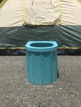 Car upper toilet emergency girls outdoor mobile portable car toilet with folding travel traffic jams for men and women self-driving