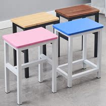Stool Factory Working Bench School Chair Assembly Line Brief Approver Square Tube Square Bench Modern High Stool Plus High Workshop