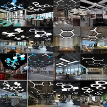 Styling Lamp Custom Creative Splicing Fitness Room Chandelia Net Café dance Room Opposite Supermarket Industrial Wind Light Office