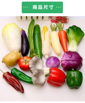 Simulation Food Vegetable Model Realistic Props Cabinet Like Board Room Mall Decorated children to shoot video recommendations