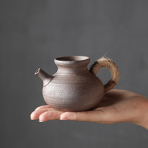 Imitation firewood Japanese handmade home rough pottery kung fu tea set spare parts ceramic tea tea tea ware public Cup