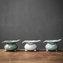 Curium nail Ru kiln open piece kung fu tea set filter ceramic tea maker separation tea filter separate tea leak