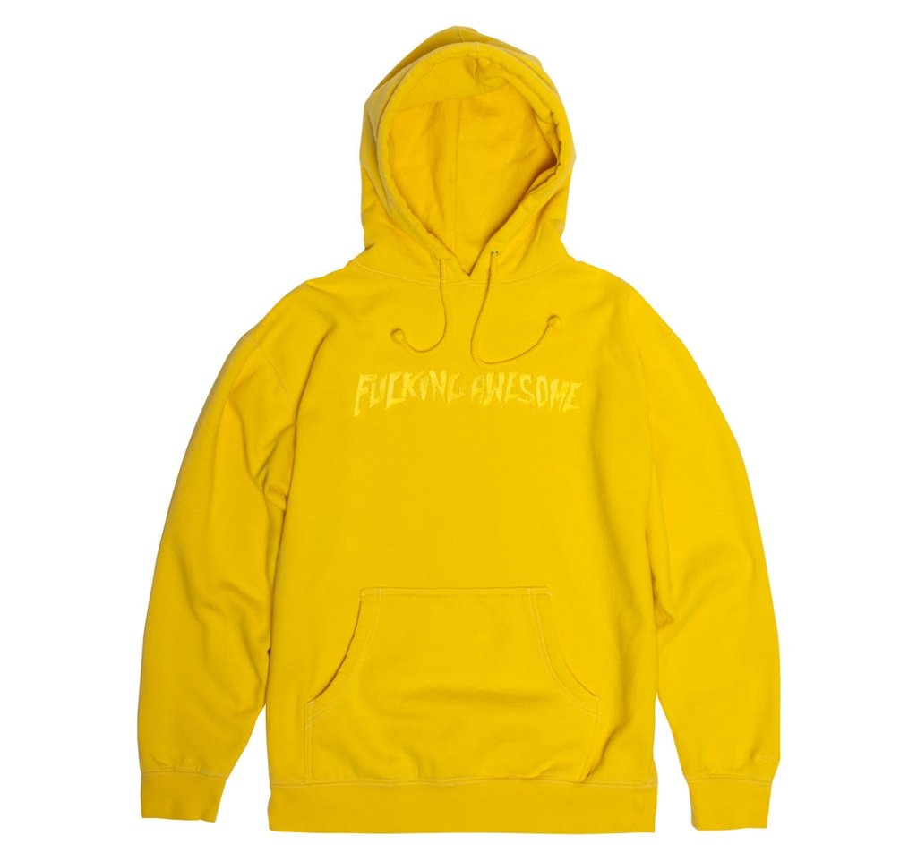 Băng đô màu vàng sáng cộng với nhung retro thời trang nam và nữ áo len nam châu Âu và Mỹ hoodie trơn