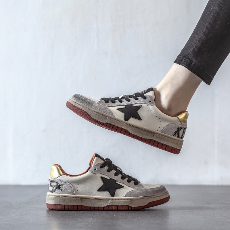 Nothing is more important than making you happy~ Dirty XIE Leather Sports XIE Retro Flat Bottom XIE Tide