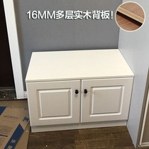Miaomu custom European-style can sit low cabinet for shoe stool locker floor cabinet Balcony bay window cabinet Floor cabinet thickened backplane