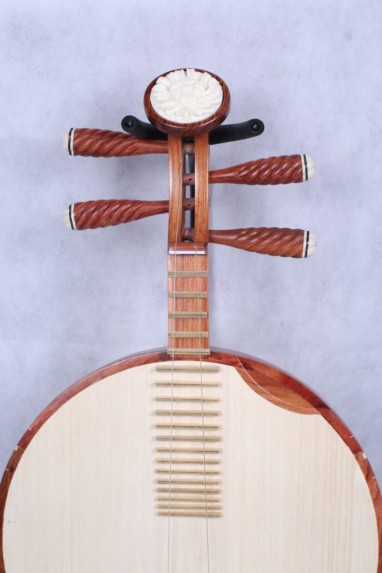Yueqin Nhạc cụ gảy quốc gia Chuyên nghiệp gỗ hồng đỏ Muqin Bắc Kinh Opera Xipi Erhuang nhạc dân gian điều chỉnh cửa tùy chọn đàn nhị hồ