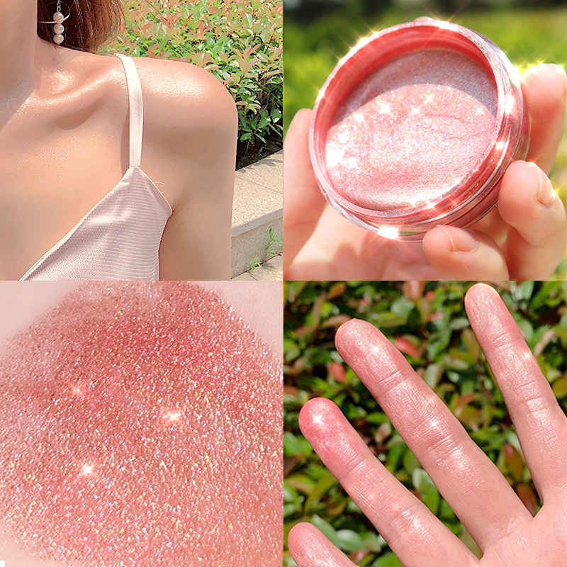 ins super fire eye shadow cream nude swimming crystal frozen gel monochrome eye shadow plate liquid sequins body glitter pearlescent waterproof