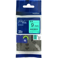 Brother Tag Printer Strap tze-721 зеленый нижний дно черная 9-мм тега бумага TZ-721 PT-1280