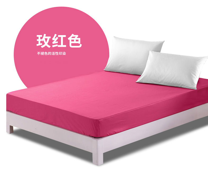 Eddie Monto cotton đơn giản màu giường bộ giường đơn cotton đôi giường đệm bìa bảo vệ che bụi - Trang bị Covers Ga phủ giường Everon