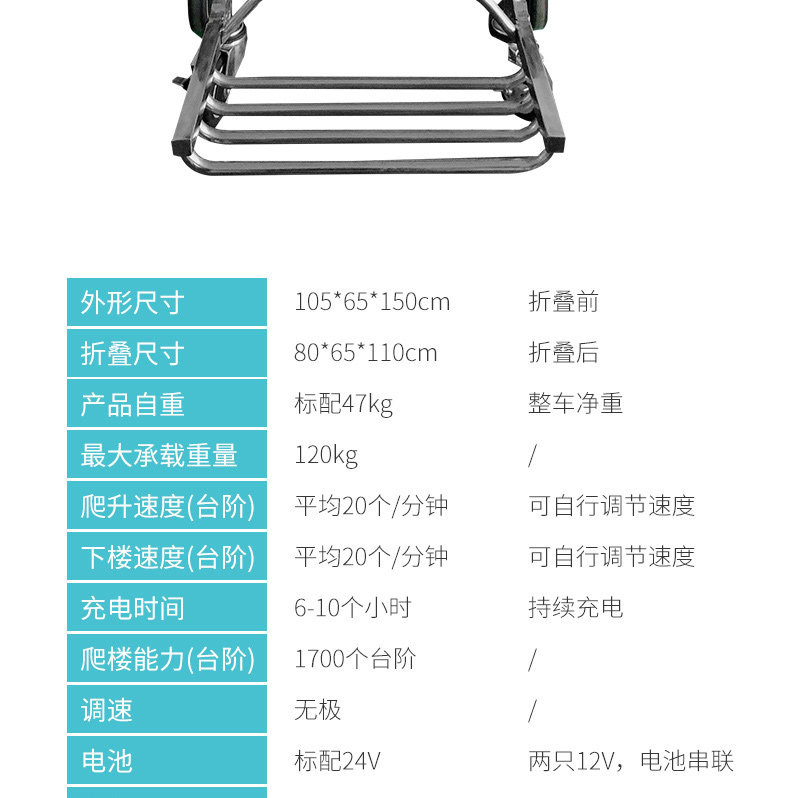 Оборудование для реабилитации 电动爬楼轮椅智能上下楼梯老人残疾人自动爬楼神器履带式轻便折叠