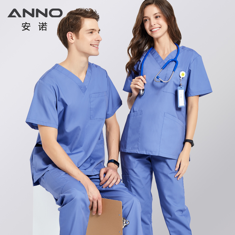 Anno ANNO surgical clothes hand wash clothes men and women dentist clothes nurse clothes operating room isolation gown beauty clothes