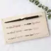 English flower body Gothic body writing Wooden dip pen set hook line pen
