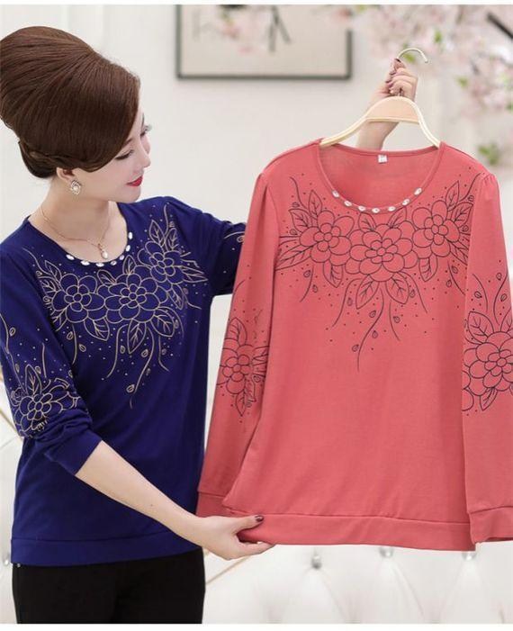 Quần áo mùa xuân và mùa thu bên ngoài mặc quần ngắn mùa xuân ngắn của mẹ thiết kế thời trang nữ