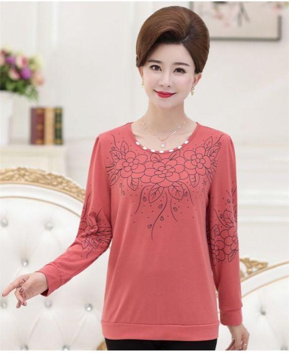 Quần áo mùa xuân và mùa thu bên ngoài mặc quần ngắn mùa xuân ngắn của mẹ thiết kế thời trang nữ