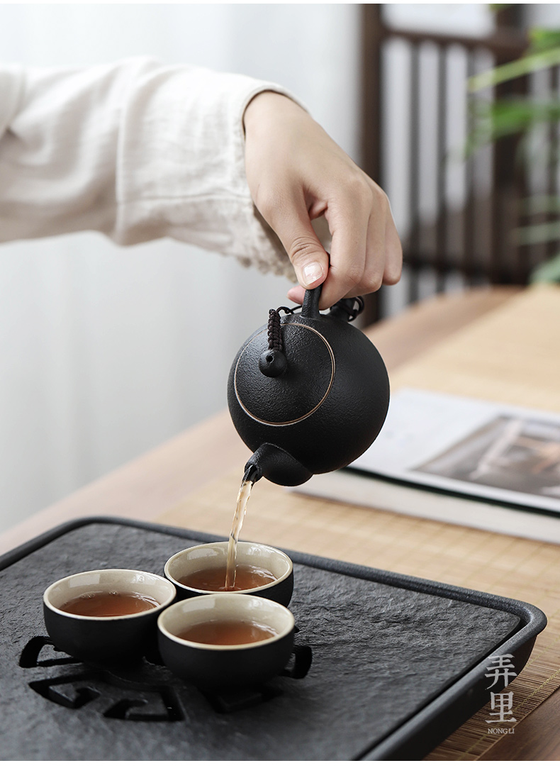 Get in | sharply Shi Gan mercifully disk storage ground ceramic kung fu tea set a complete set of tea home square