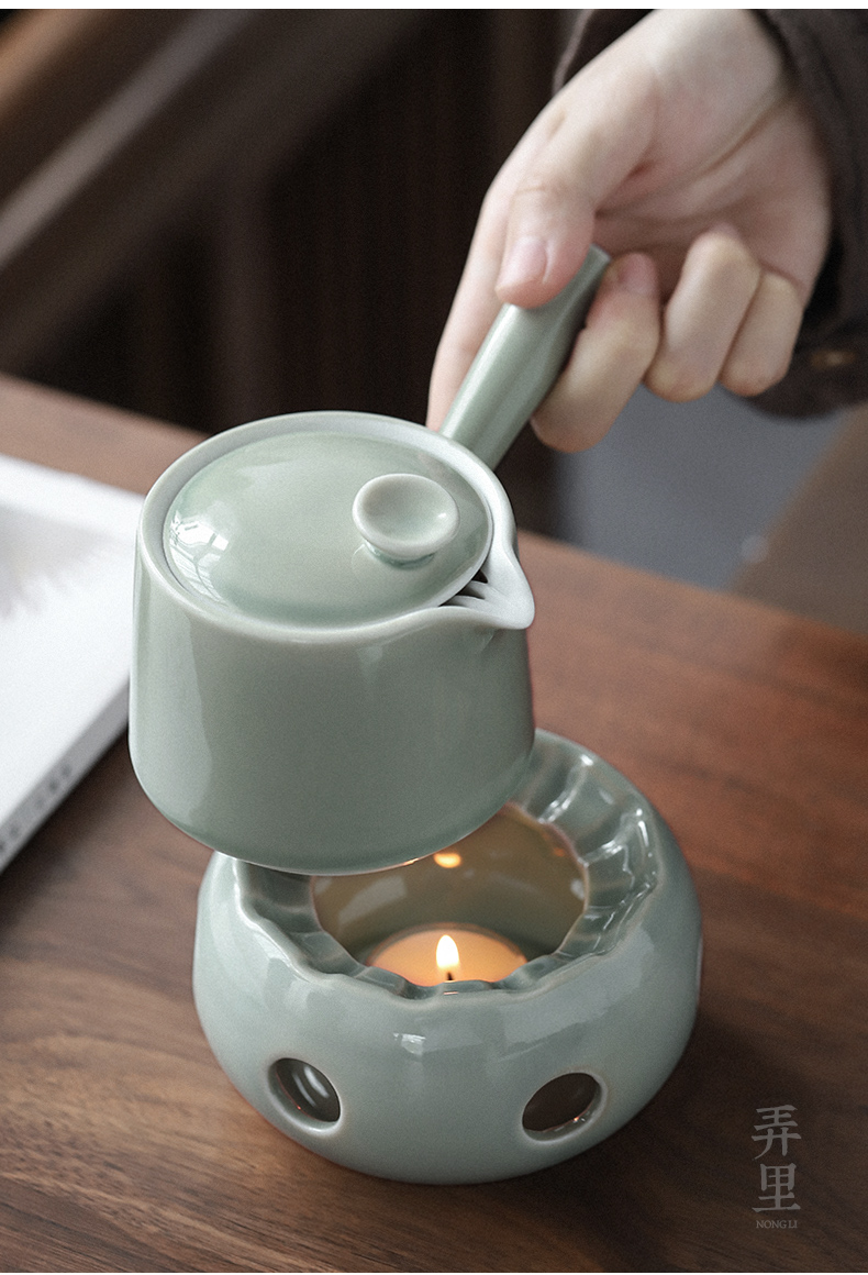 The Get | Japanese black ash temperature in the tea stove teapot small warm tea based warm boiled tea stove tea tea boiled tea ware ceramics