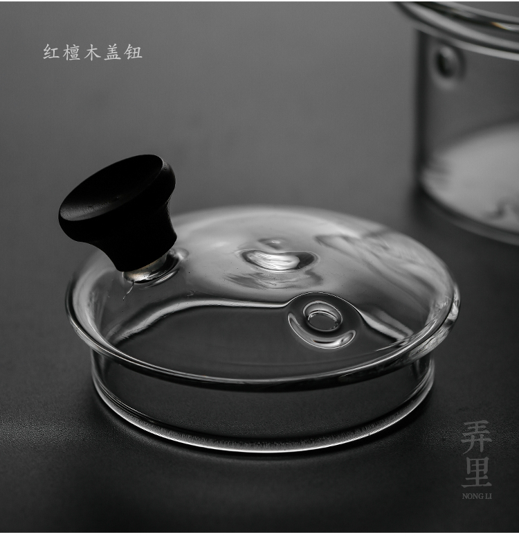 The Heat - resistant glass filter side boil electric TaoLu teapot tea ware hammer high - temperature kung fu tea set