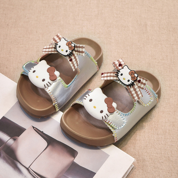 Girls' Slippers for Outdoor Wear, Soft-Soled Non-Slip Sandals, 2026 Summer New Model, Children's Large Kids' Girls' Slip-On Slippers for Home Use — 2