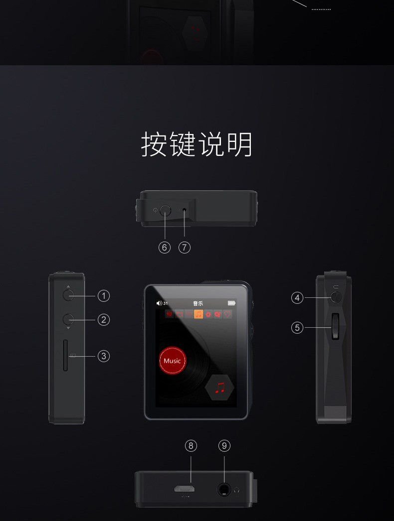 máy nghe nhạc fiio m5	 Học sinh Newman G7 MP3 Trình phát nhạc lossless Thẻ Walkman thẻ thể thao gây sốt lớp chủ - Máy nghe nhạc mp3
