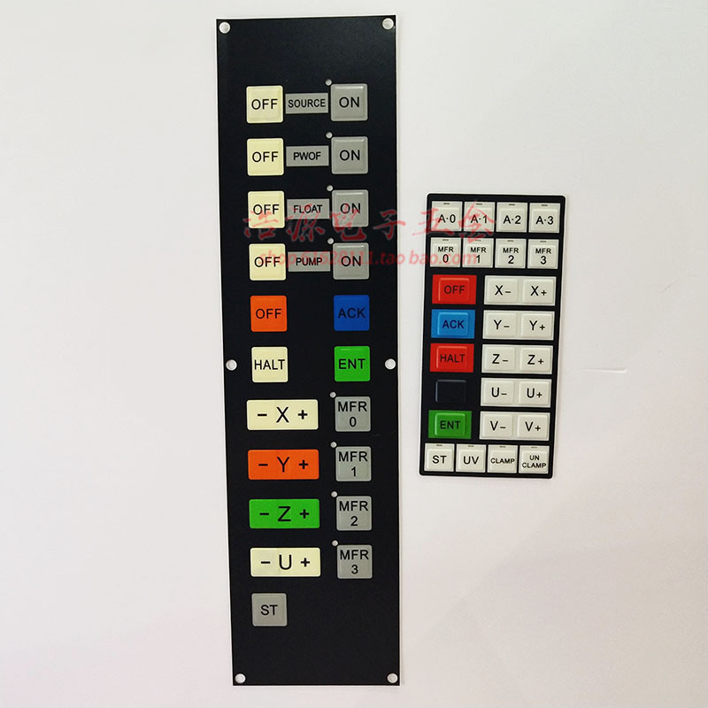 Difon Spott Burner Spark Electromechanical Cabinet Operation Panel Film Hand Control Box Panel Button Film