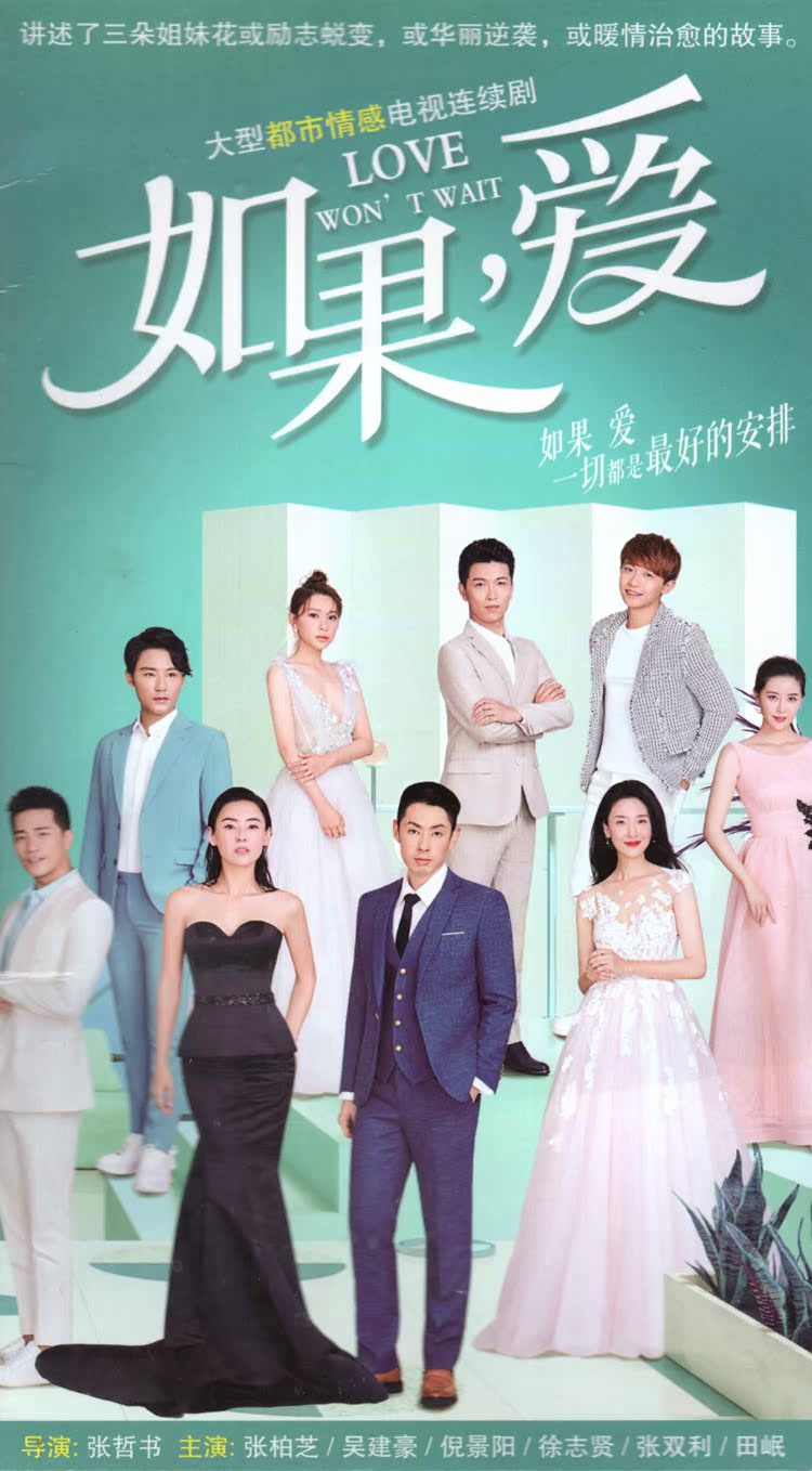 Genuine Urban Love Emotional TV Series If Love Dvd Disc DVD Disc ZHANG Baizhi Wu Jianhao