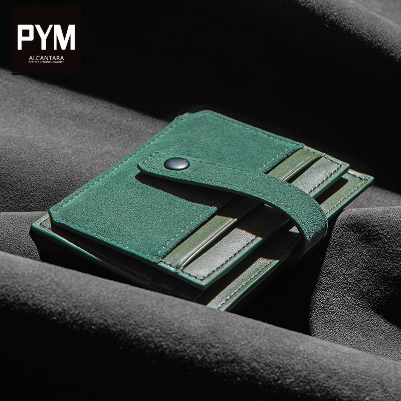 Ultra-thin card bag men's genuine leather card case high-grade multi-card slot compact light and thin card holder male multi-function driver's license cover woman