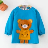 Детский фартук подходит для мужчин и женщин для еды, водонепроницаемый хлопковый лонгслив, детская вельветовая демисезонная юбка, сзади на завязках