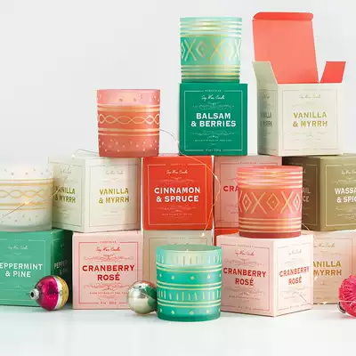 PADDYWAX GLEE Holiday series USA imported niche soy wax aromatherapy smokeless candle 8 oz