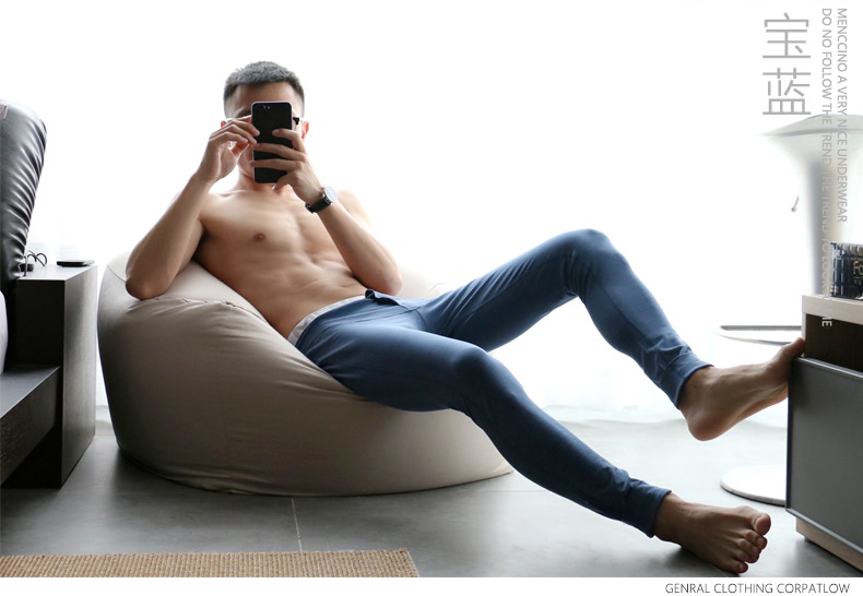 Quần nam mùa thu và mùa đông ấm áp gói cotton thời trang rắn màu ấm mùa thu quần thoải mái xà cạp thủy triều quần quần nam quần áo giữ nhiệt