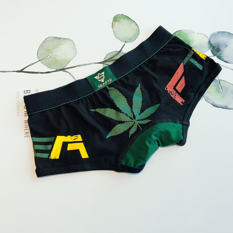 2 tải nam đồ lót cotton gập eo thấp boyshort gợi cảm nam thanh niên quần short thể thao sip nam