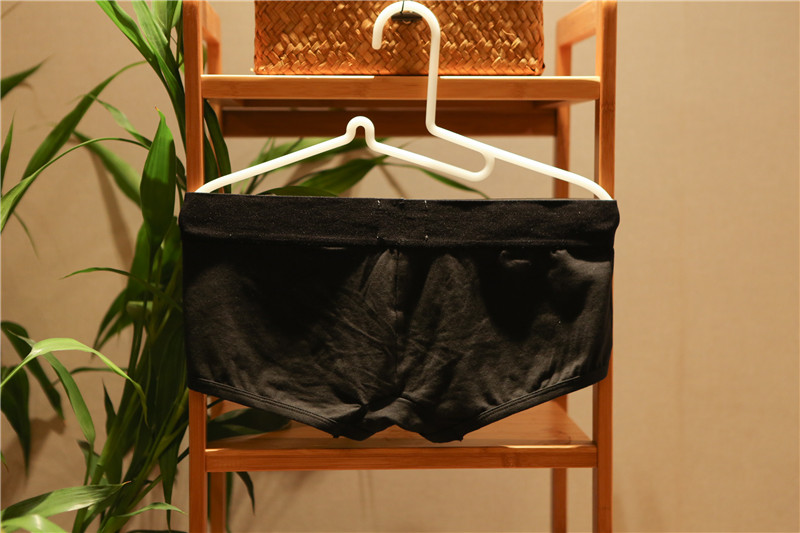 Quần short nam Boxer Cotton Boxer Thanh niên Eo thấp Quần lót gợi cảm Nam Màu rắn Quần nam Góc quần lót nam sexy