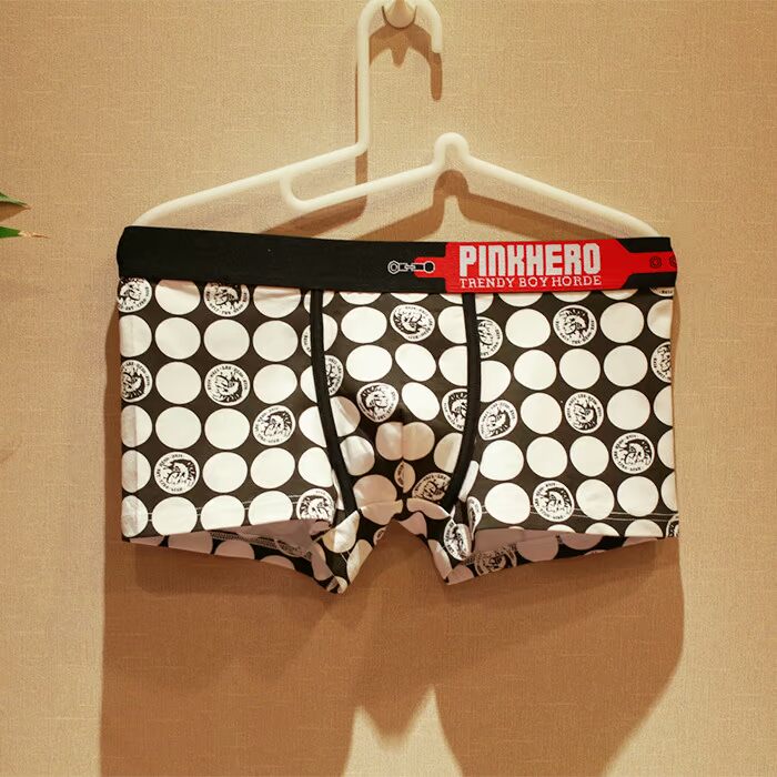 Đồ lót nam Châu Âu và Mỹ phong cách đồ lót nam thấp eo chặt chẽ sexy polka dot đồ lót thời trang người đàn ông thở của đồ lót