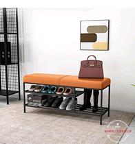Clothing store shoe stool Fitting room rest bench Shoe store Nordic store dressing room simple long shoe stool