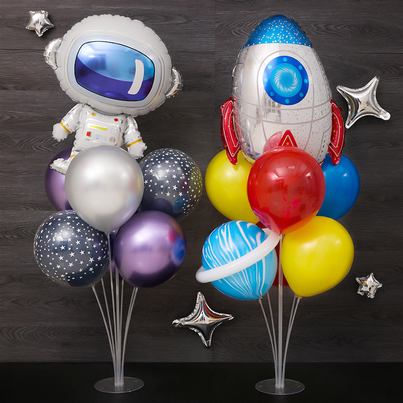 Wandering earth space ball children adult agate ball balloon decoration birthday party table setting table floating package