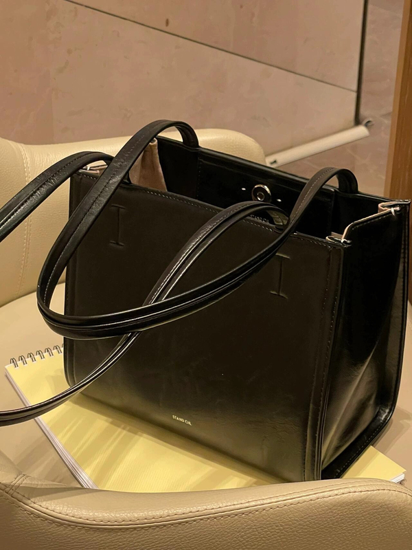 Korean New Model Xu Yunzhen Tote Bag Student Niche Boston Shoulder Handbag Underarm Bag for Office Workers