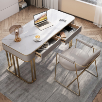 Light luxury slate solid wood desk modern minimalist home study writing desk multifunctional study office desk computer desk