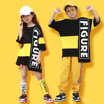 Children Hip Hop Street Dance Costumes Men And Women Child Walking Show Jazz Dance Play Out Suit Cheerleading cheerleaders