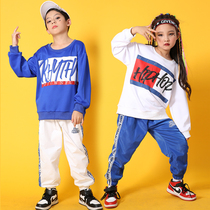 Childrens cheerleader acting out the mens girls jazz dance costumes for elementary school childrens games cheerleading performance wear