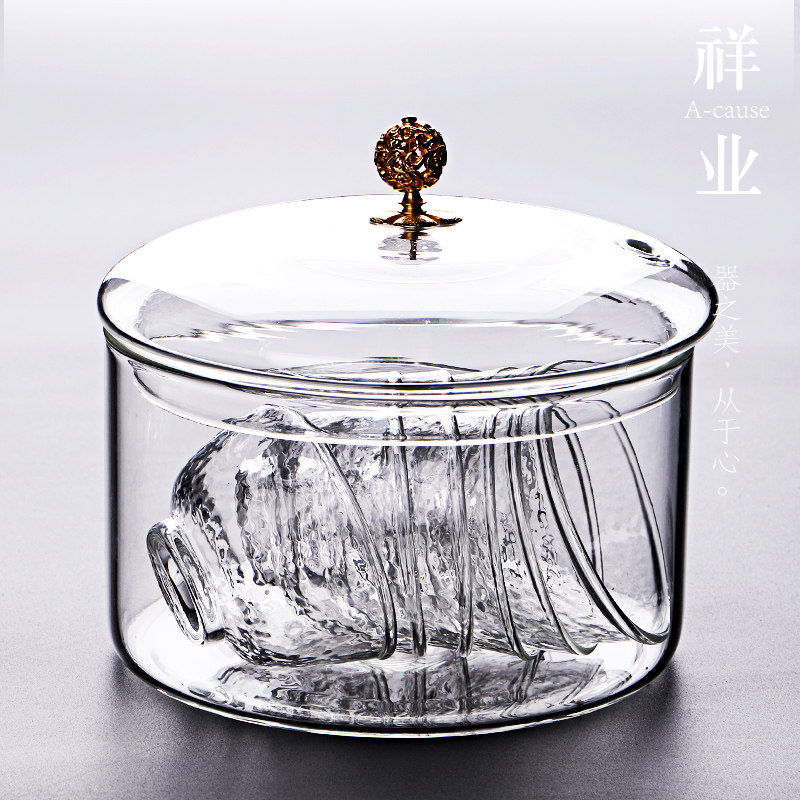 Glass Tea Wash Covered Pen Wash Home Utilita Tea Accessories Tea Aisle Day Style Large Size Wash Tea Cup