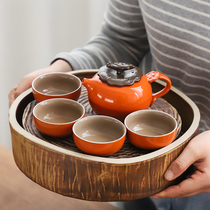 Things like Kung Fu tea set Household high-grade creative tea pot teacup gift logo custom gift box