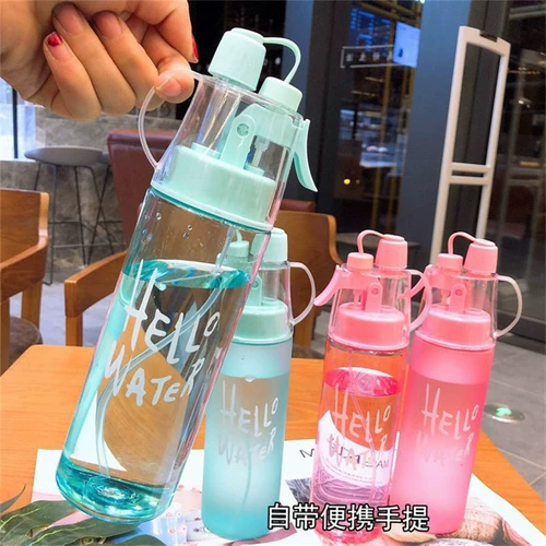 Вместительный и большой пластиковый спрей для спортзала, креативный трендовый чайник, защита при падении